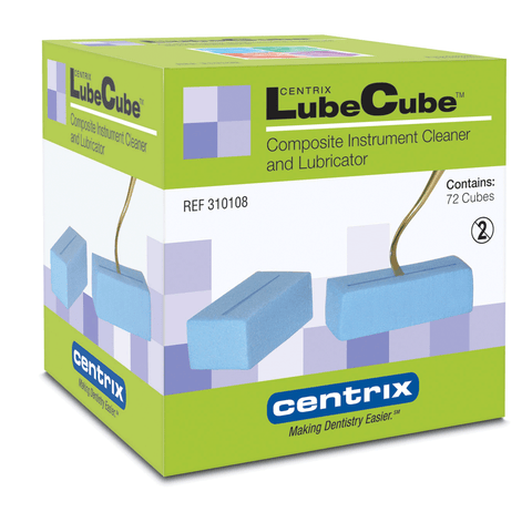 LubeCube Composite Instrument Cleaner and Lubricator, 72/Pk, 310108 (Exp.10/30/2025)