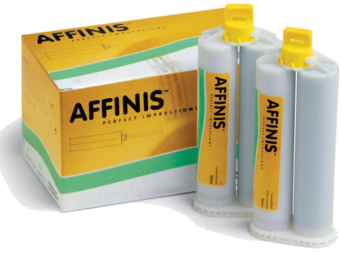 Affinis Wash A-Silicone Impression Material, Single Pack, Light Body, Fast Set, 50 ml, Light Blue, 2/Pk, C6601