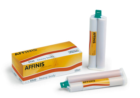 Affinis System Tray A-Silicone Impression Material, Single Pack, Heavy Body, Fast Set, 50 ml, 2/Pk, C6650