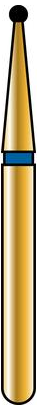 Alpen Multilayer Diamond Burs, FG, Round, # 801, 0.9 mm, Coarse, Blue, 5/Pk, 60031849