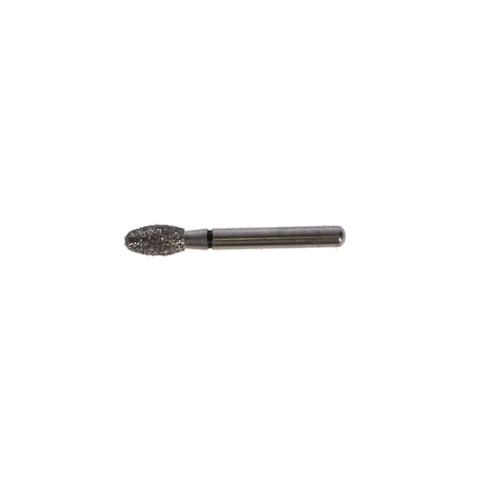 Alpen X1 Diamond Single-Use Bur, FG, Egg, # 379, 2.3 mm, Super Coarse, Black, 25/Pk, X379SC023