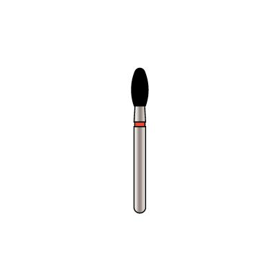 Alpen X1 Diamond Single-Use Bur, FG, Egg, # 379, 2.3 mm, Fine, Red, 25/Pk, X379F023