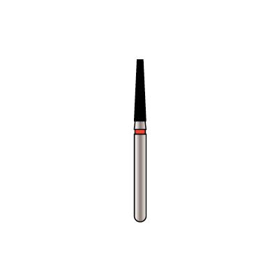 Alpen X1 Diamond Single-Use Bur, FG, Tapered Modified Flat End, # 847R, 1.6 mm, Super Coarse, Black, 25/Pk, X847RSC016