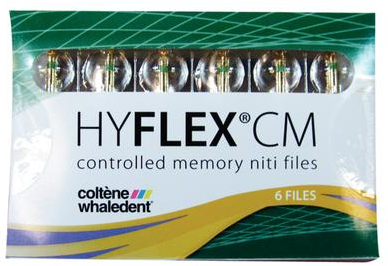 HyFlex CM NiTi Rotary Files, 25 mm, .04, # 35, Green, 6/Pk, H8250435