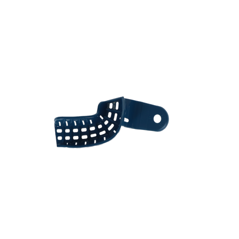 President, Impression Tray, Autoclavable, Blue, Perforated, # 8, UR,LL, 12/Pk, C6957