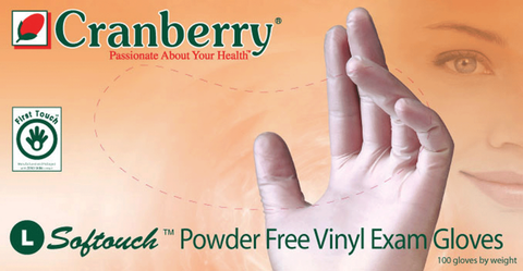 Softouch Vinyl Examination Gloves, Powder-Free, Extra Small, 100/Box