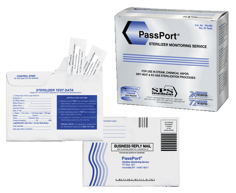 PassPort Sterilizer Monitoring Service, Mail-In, 12/Pk, PS-012