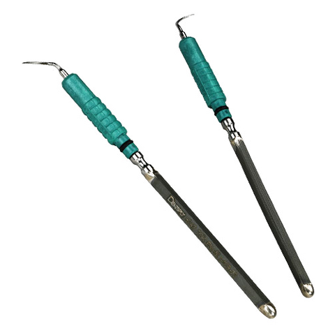 Cavitron Ultrasonic Insert, FSI Slimline, Left & Right, 30K, Dark Green Handle,2/Pk, 80401