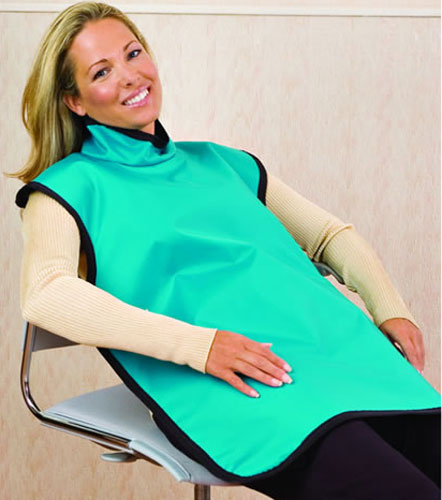 Adult X-Ray Bib w/Collar LF Electric Blue, 75051NL-39