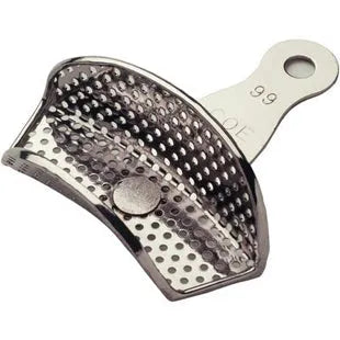 Coe Nickel-Plated Metal Perforated Partial Impression Trays, # 99, Swivel, 1/Pk, 260991