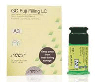 Fuji Filling LC Glass Ionomer Restorative, Triple-Cure, Cartridge Refill, 8 g, A3, 1/Pk