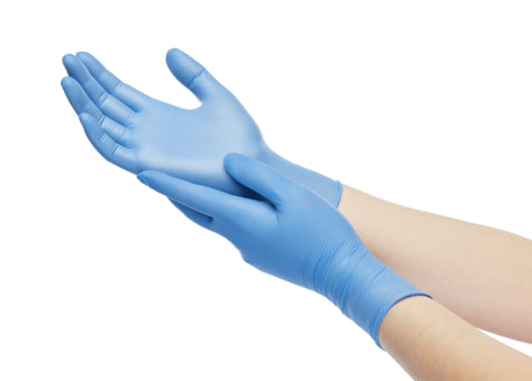 AquaSoft Nitrile Exam Gloves, Powder-Free