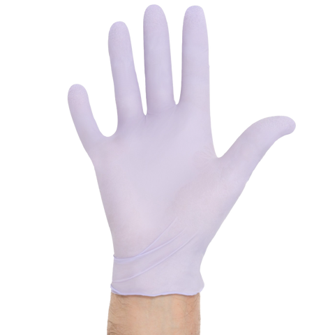 KC100 Lavender Nitrile Exam Gloves, Powder-Free, Medium, 250/Box, 52818