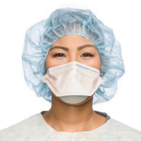 Fluidshield N95 Particle Filter Surgical Respirator Masks, Small, 35/Pk, 46827