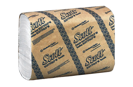 Scott M White Towels 175/Pk 25Pks/Cs