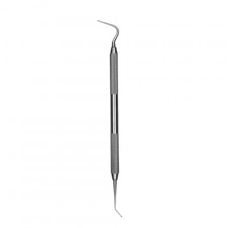 Calcium Hydroxide Placement Instrument Double-End  6 Satin Steel Handle, PICH6, dental Instruments, Operative-Cavity Liners