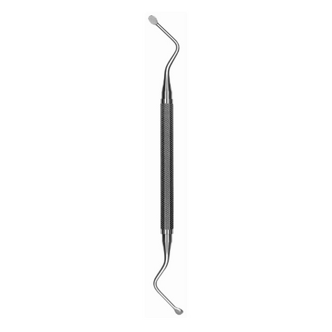 Surgical Curette, Miller, Double-End, # 522 Hexagon Handle, # 12, 1/Pk, CM12