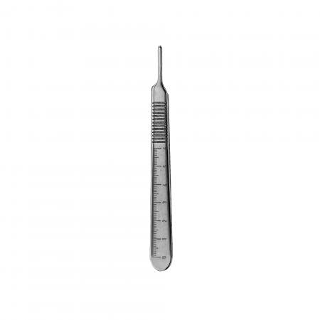 Scalpel Handles No. 3 Bard Parker Style w/Metric Ruler, 10-130-03, Surgical Products, Blades - Scalpels