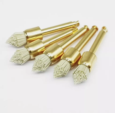 Occlubrush One-Step Polishing Brush, Point, Refill, 10/Pk, 2512