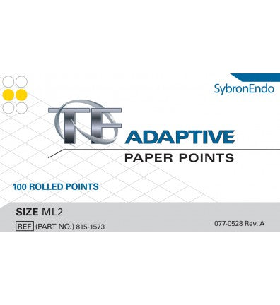 TF Adaptive Paper Points, Medium/Large, Assorted, 50/Pk, 815-1576