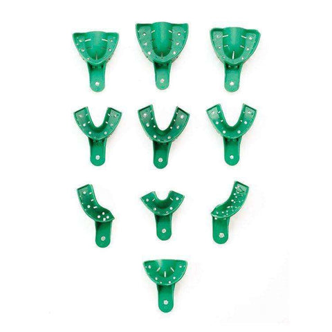 BoTrays Disposable Perforated Impression Trays, # 1, Large, Upper, 12/Pk
