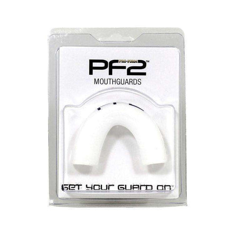 PF2 Boil & Bite Sports Mouthguard, White, 1/Pk