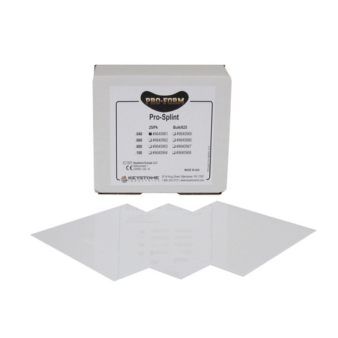 Proform Splint Material .040 25/Pk, 9640961