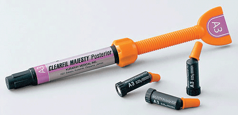 Clearfil Majesty Posterior Resin Composite, Light-Cure, Syringe Refill, Universal Viscosity, 4.9 g, B2, 1/Pk, 2586KA