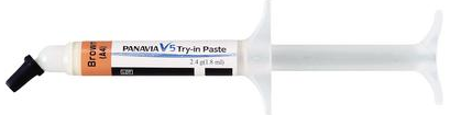 Panavia V5 Resin Cement Try-In Paste, Syringe, 1.8 ml, A4, 1/Pk, 3623KA