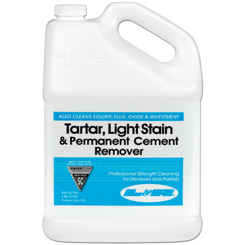 Tartar and Stain Remover, 1 Gal, 1/Pk, 232