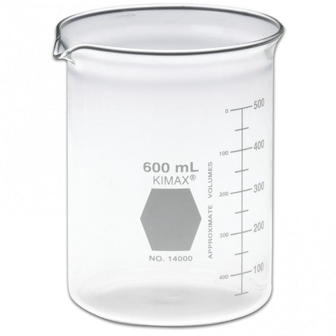 Ultrasonic Cleaner Glass Beakers, 600 ml, 40006