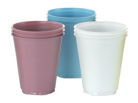 SafeBasics Disposable Plastic Drinking Cups, 5 oz, Green, 1000/Pk, 105