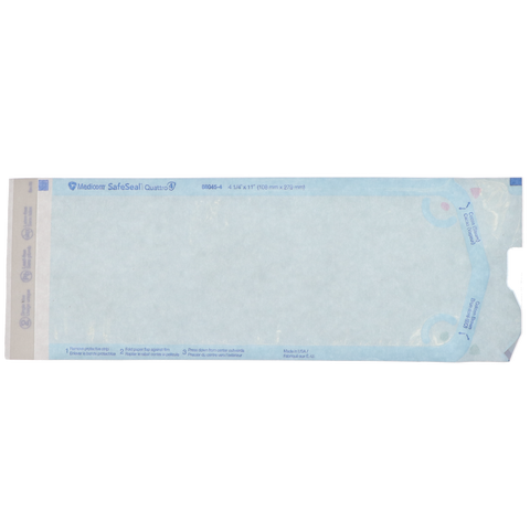 SafeSeal Quattro Pouches 4.25" x 11" 200/Pk, 88045-4, Infection Control, Sterilization-Pouches