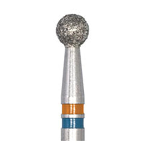 Zirconia Diamond Bur FG Round, Z801-010-FG, Burs & Diamonds, Dental Diamonds