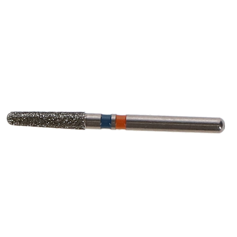 Zirconia Diamond Bur, FG, Tapered Round End Cylinder, # 850-018M, 1.8 mm, Medium, Blue, 5/Pk, Z850-018-FG