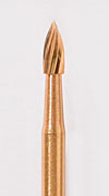 NeoBurr 12-Blade Trimming & Finishing Carbide Burs, FG, Flame, 7104, 1.4 mm, 25/Pk