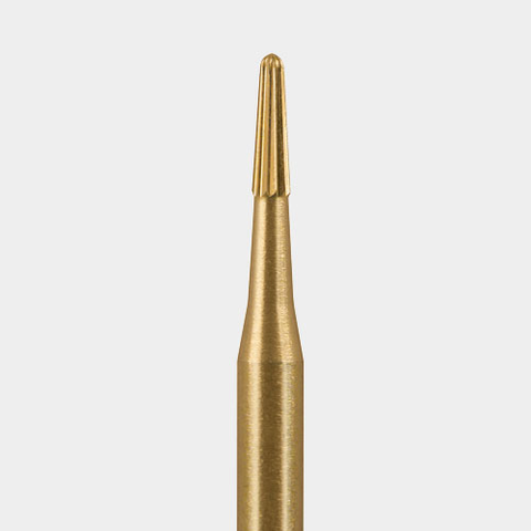 NeoBurr 12-Blade Trimming & Finishing Carbide Burs, FG, Bullet, OS3, 0.7 mm, 25/Pk, OS3