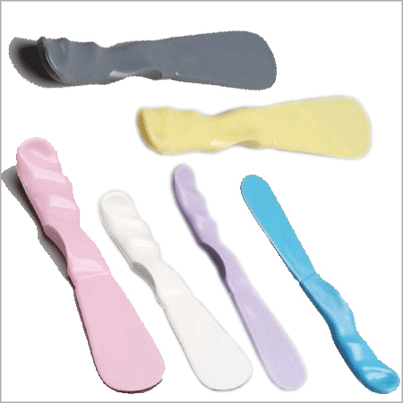 Candeez Ergonomic Spatula, Plastic, 7.5", Long, Scented, Mint, Aquamarine, 1/Pk