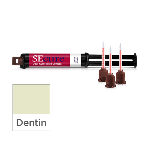 SEcure Dual-Cure Resin Cement, Syringe Refill, 9 g, Dentin, 1/Pk, S274