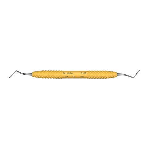 Cruise Line O'Hehir Curette, Double-Ended, 19/20, Yellow, 1/Pk, R159