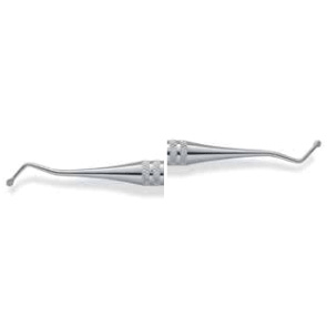Excavator, Double-End, Octagonal Handle, 2.4 mm, # 15 (C20), 1/Pk, 1003425
