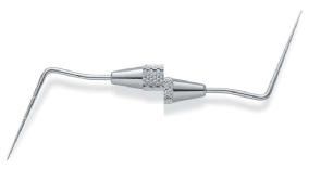 Plugger, Root Canal, Double-End, Round Handle, # RC NC 1/3, 1/Pk, 1003880