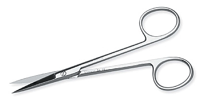 Tissue Scissors, Gum, Straight, Stainless Steel, # 1, 1/Pk, 9065106