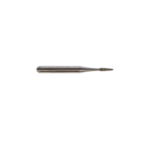Solo Diamond Single Use Burs, FG, Pit & Fissure, # 1300, 0.8 mm, Fine, Red, 25/Pk, 8889MFS