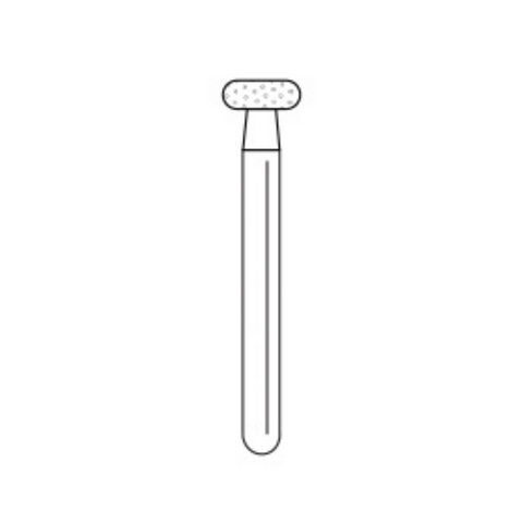 Solo Diamond Single Use Burs, FG, Wheel, # 1718.10, 3.5 mm, Coarse, Green, 25/Pk, 909037C