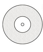 Thin-Flex Diamond Discs, Double-Sided with Mandrel, 927-7, 0.15 mm, 45 microns, 2/Pk, 2012654