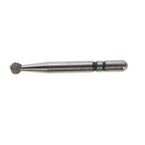 Two Striper Diamond Burs, FG, Round, 120, 1.6 mm, Coarse, Green, 5/Pk, 2015005