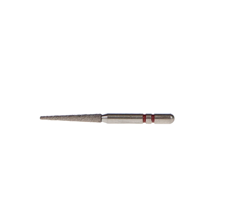 Two Striper Diamond Burs, FG, Flat-End Taper, 700.9, 1.4 mm, Fine, Red, 5/Pk, 2015365