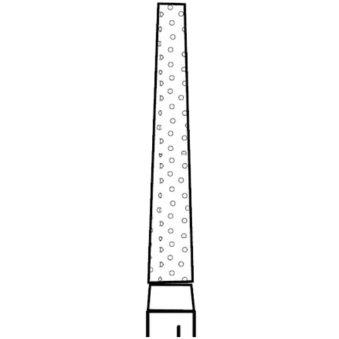 Two Striper Diamond Burs, FG, Flat-End Taper, 725.10, 1.8 mm, Coarse, Green, 5/Pk, 2015446