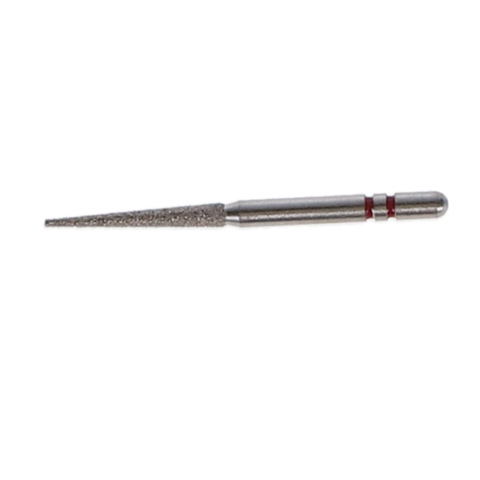 Two Striper Diamond Burs, FG, Flat-End Taper, 798.10, 1.5 mm, Fine, Red, 5/Pk, 2015443